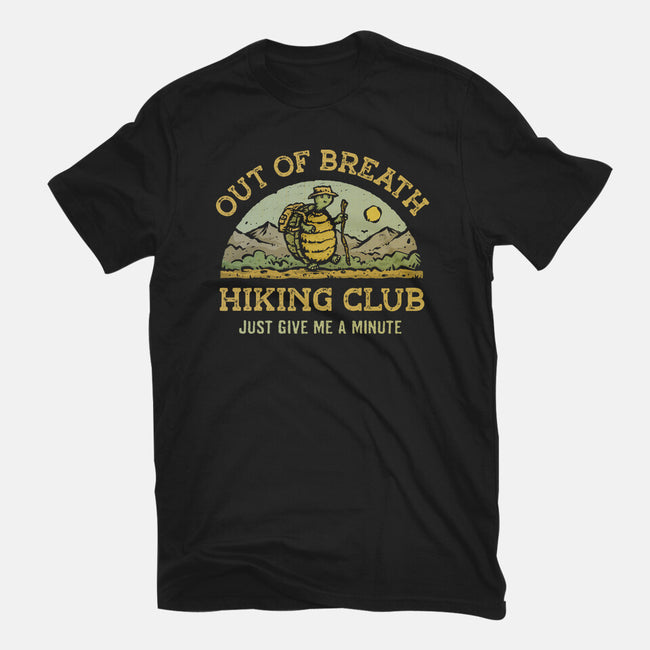 Out Of Breath Hiking Club-Unisex-Basic-Tee-kg07