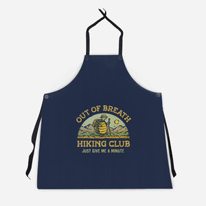 Out Of Breath Hiking Club-Unisex-Kitchen-Apron-kg07