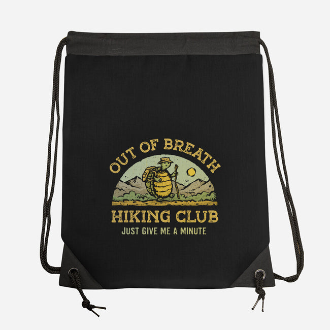 Out Of Breath Hiking Club-None-Drawstring-Bag-kg07