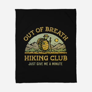 Out Of Breath Hiking Club-None-Fleece-Blanket-kg07