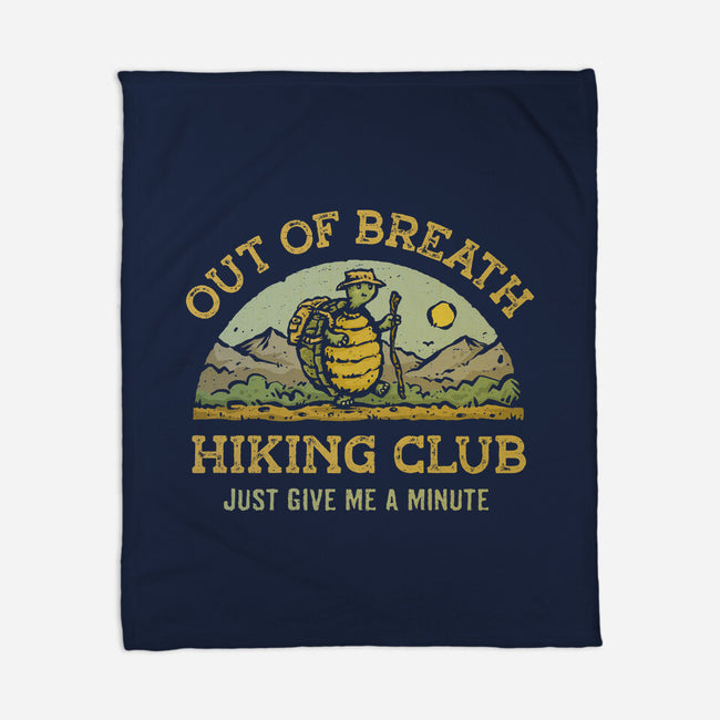 Out Of Breath Hiking Club-None-Fleece-Blanket-kg07