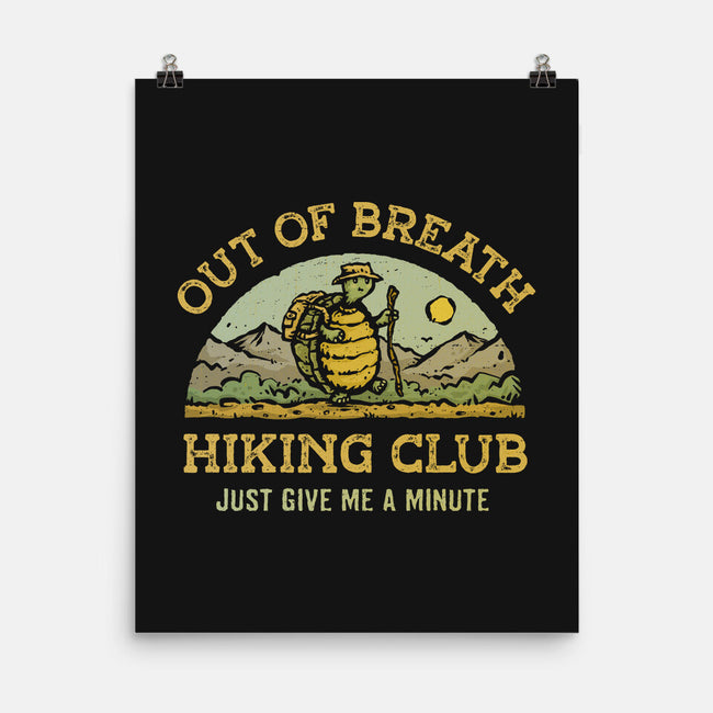 Out Of Breath Hiking Club-None-Matte-Poster-kg07