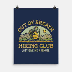 Out Of Breath Hiking Club-None-Matte-Poster-kg07