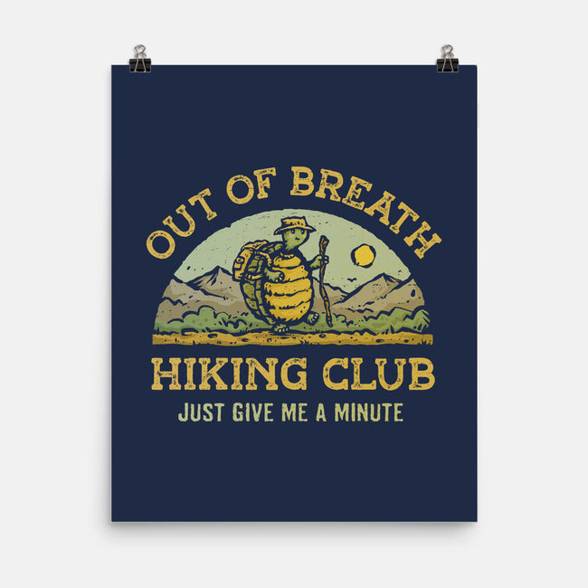 Out Of Breath Hiking Club-None-Matte-Poster-kg07