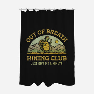 Out Of Breath Hiking Club-None-Polyester-Shower Curtain-kg07