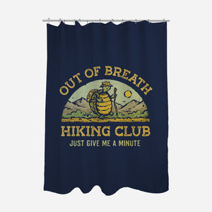 Out Of Breath Hiking Club-None-Polyester-Shower Curtain-kg07