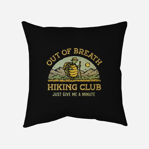Out Of Breath Hiking Club-None-Removable Cover w Insert-Throw Pillow-kg07