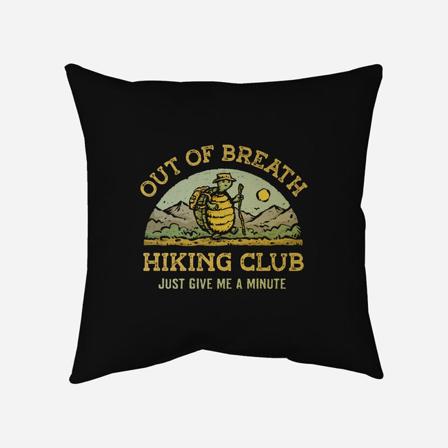 Out Of Breath Hiking Club-None-Removable Cover w Insert-Throw Pillow-kg07