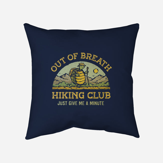 Out Of Breath Hiking Club-None-Removable Cover w Insert-Throw Pillow-kg07
