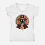 Prove We Exist-Womens-V-Neck-Tee-glitchygorilla