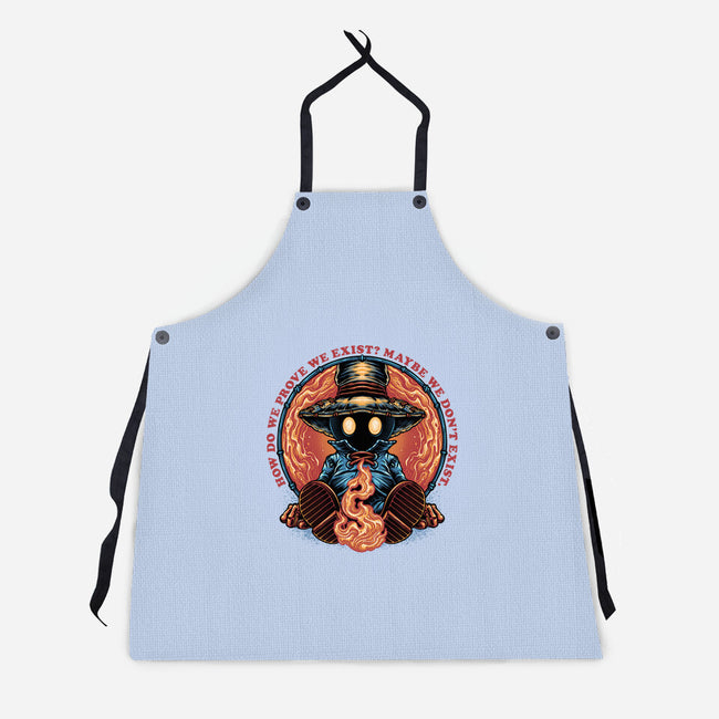 Prove We Exist-Unisex-Kitchen-Apron-glitchygorilla
