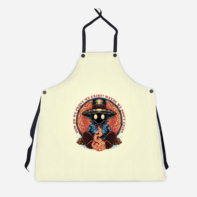 Prove We Exist-Unisex-Kitchen-Apron-glitchygorilla