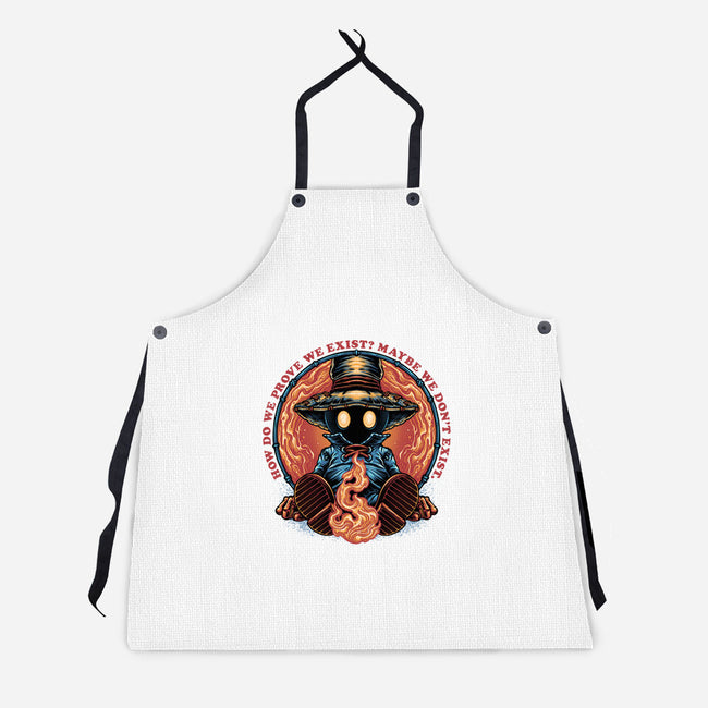 Prove We Exist-Unisex-Kitchen-Apron-glitchygorilla