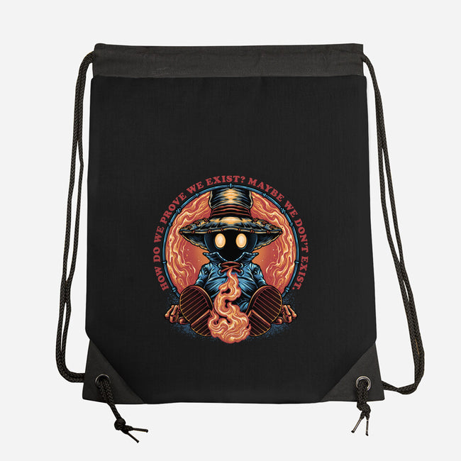 Prove We Exist-None-Drawstring-Bag-glitchygorilla