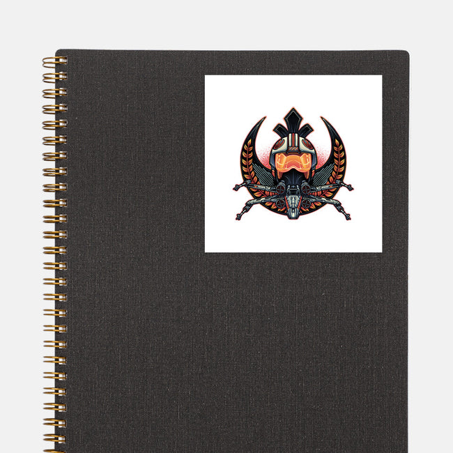 Emblem Of Rebellion-None-Glossy-Sticker-glitchygorilla