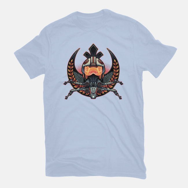 Emblem Of Rebellion-Womens-Fitted-Tee-glitchygorilla