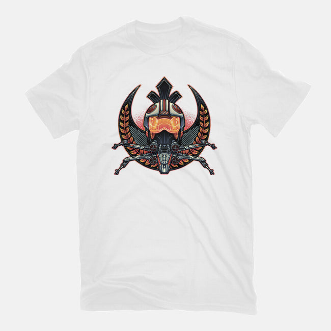 Emblem Of Rebellion-Womens-Fitted-Tee-glitchygorilla