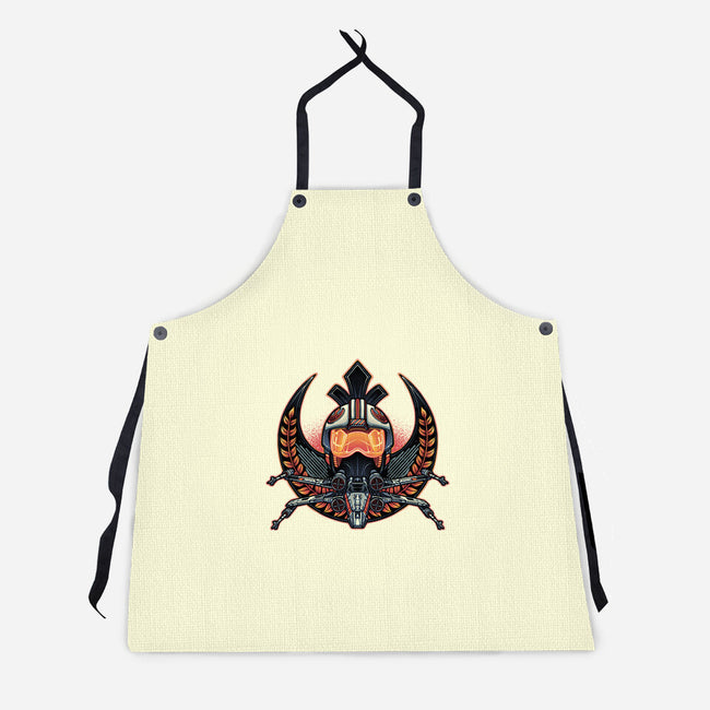 Emblem Of Rebellion-Unisex-Kitchen-Apron-glitchygorilla