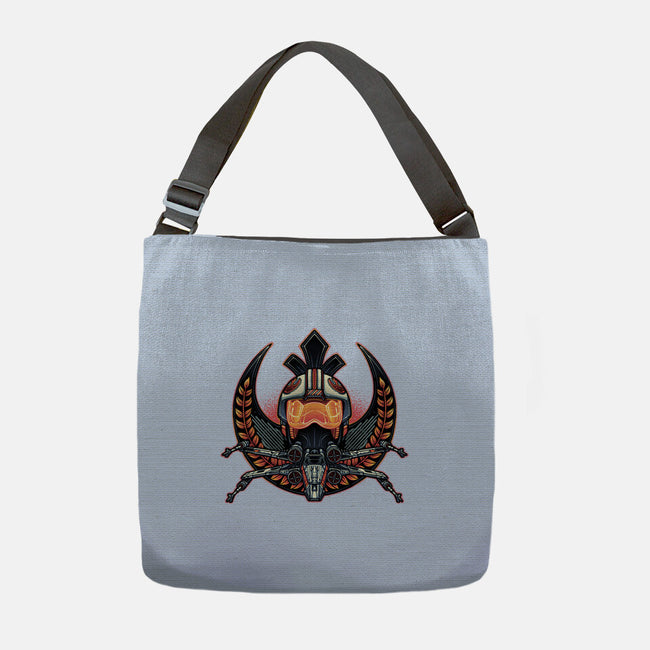 Emblem Of Rebellion-None-Adjustable Tote-Bag-glitchygorilla