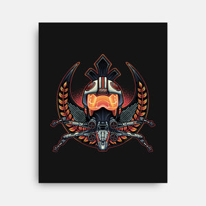 Emblem Of Rebellion-None-Stretched-Canvas-glitchygorilla