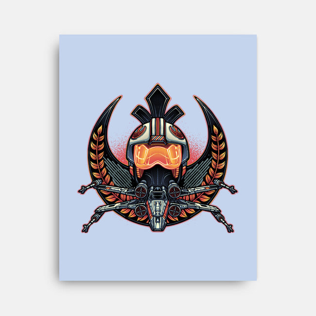 Emblem Of Rebellion-None-Stretched-Canvas-glitchygorilla