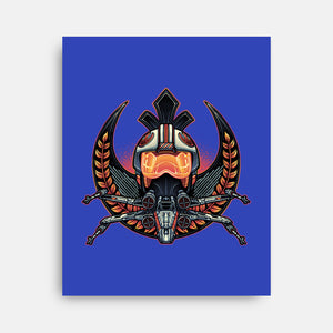 Emblem Of Rebellion-None-Stretched-Canvas-glitchygorilla