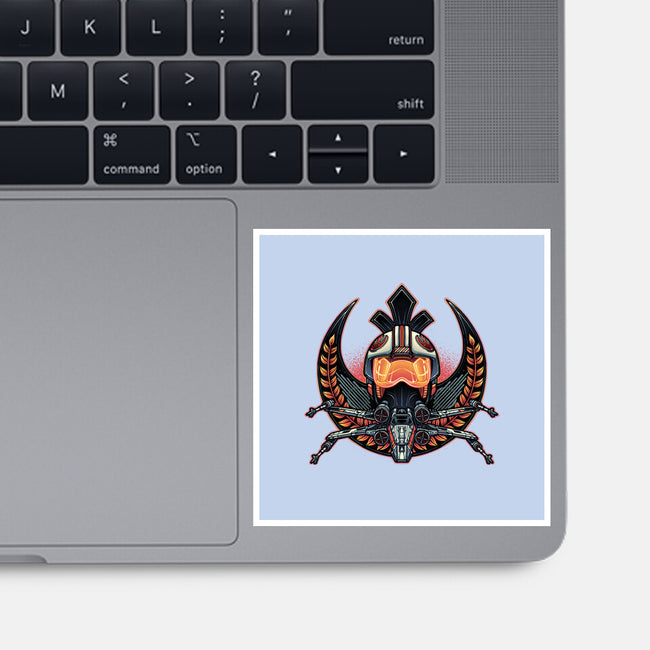 Emblem Of Rebellion-None-Glossy-Sticker-glitchygorilla