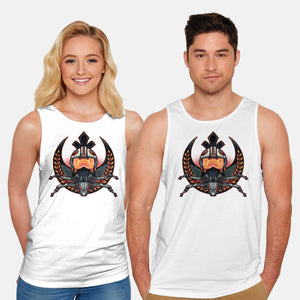 Emblem Of Rebellion-Unisex-Basic-Tank-glitchygorilla