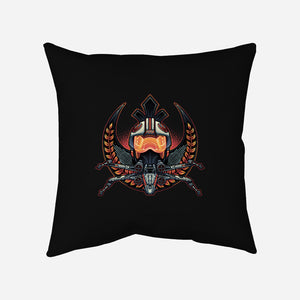 Emblem Of Rebellion-None-Removable Cover w Insert-Throw Pillow-glitchygorilla
