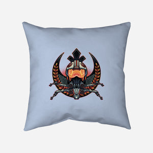 Emblem Of Rebellion-None-Removable Cover w Insert-Throw Pillow-glitchygorilla