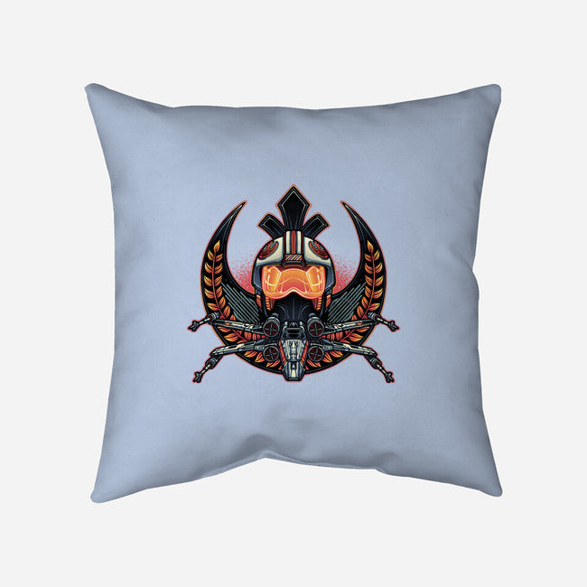 Emblem Of Rebellion-None-Removable Cover w Insert-Throw Pillow-glitchygorilla
