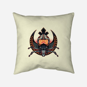 Emblem Of Rebellion-None-Removable Cover w Insert-Throw Pillow-glitchygorilla