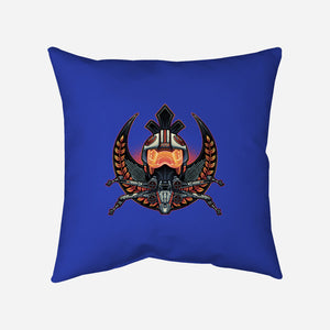 Emblem Of Rebellion-None-Removable Cover w Insert-Throw Pillow-glitchygorilla