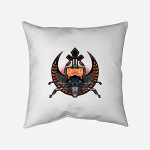 Emblem Of Rebellion-None-Removable Cover w Insert-Throw Pillow-glitchygorilla