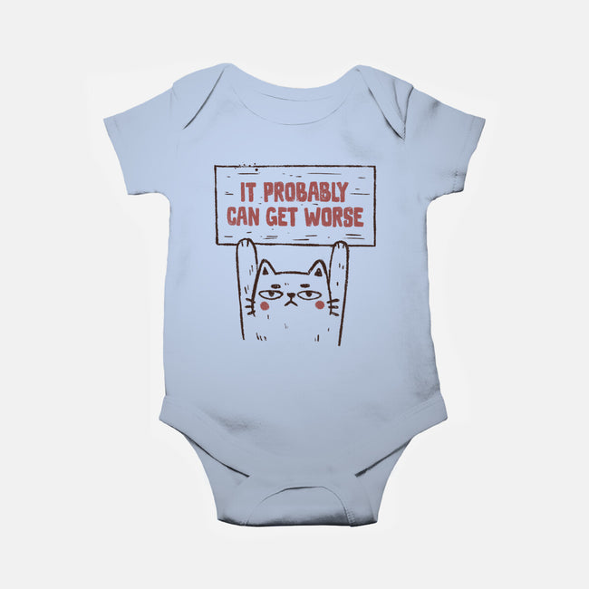 It Probably Can Get Worse-Baby-Basic-Onesie-koalastudio