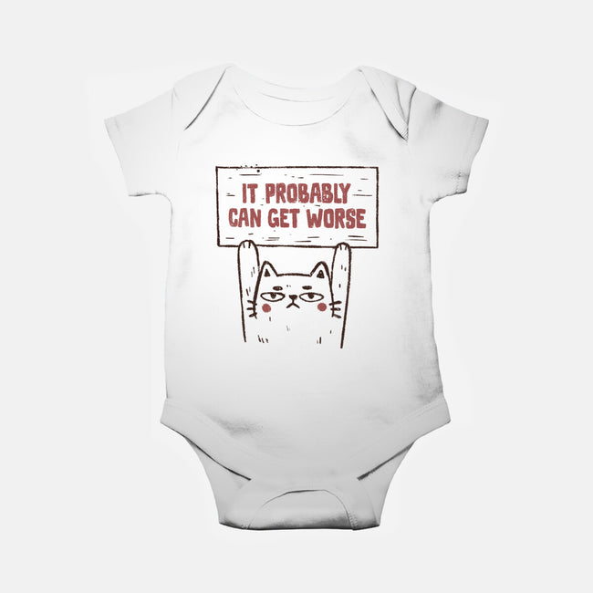 It Probably Can Get Worse-Baby-Basic-Onesie-koalastudio