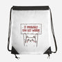 It Probably Can Get Worse-None-Drawstring-Bag-koalastudio
