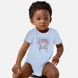 It Probably Can Get Worse-Baby-Basic-Onesie-koalastudio