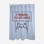 It Probably Can Get Worse-None-Polyester-Shower Curtain-koalastudio