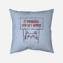It Probably Can Get Worse-None-Removable Cover w Insert-Throw Pillow-koalastudio