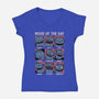 Viking Dragon Mood-Womens-V-Neck-Tee-Studio Mootant
