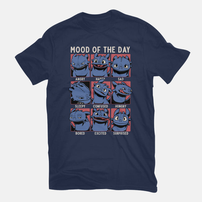 Viking Dragon Mood-Womens-Fitted-Tee-Studio Mootant