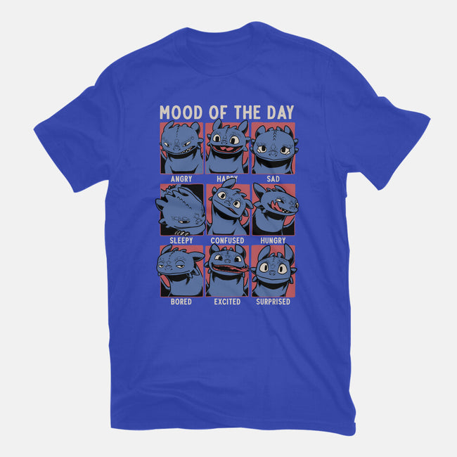 Viking Dragon Mood-Womens-Fitted-Tee-Studio Mootant