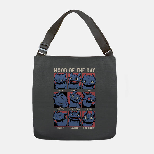 Viking Dragon Mood-None-Adjustable Tote-Bag-Studio Mootant
