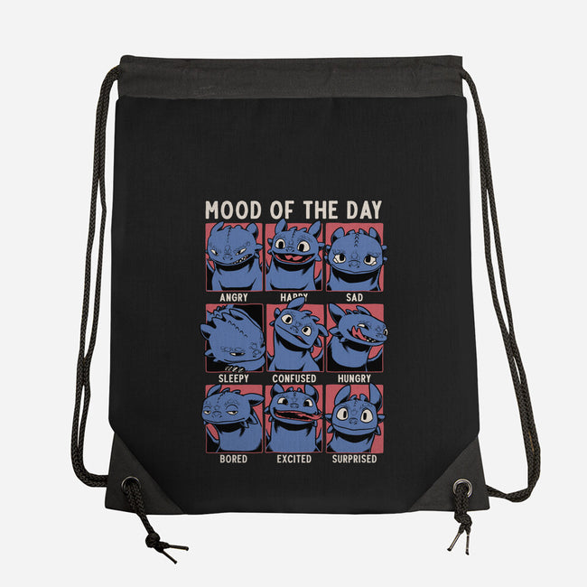 Viking Dragon Mood-None-Drawstring-Bag-Studio Mootant