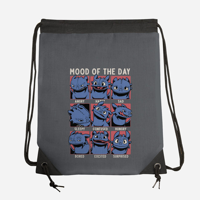 Viking Dragon Mood-None-Drawstring-Bag-Studio Mootant