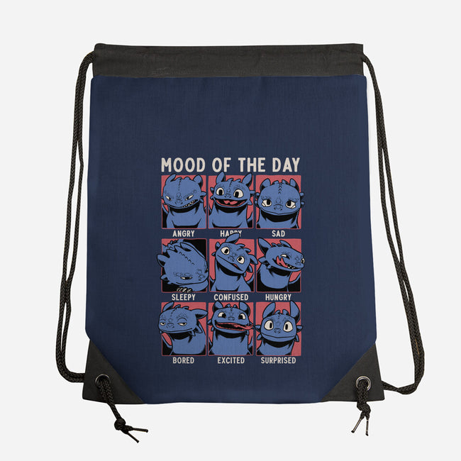 Viking Dragon Mood-None-Drawstring-Bag-Studio Mootant