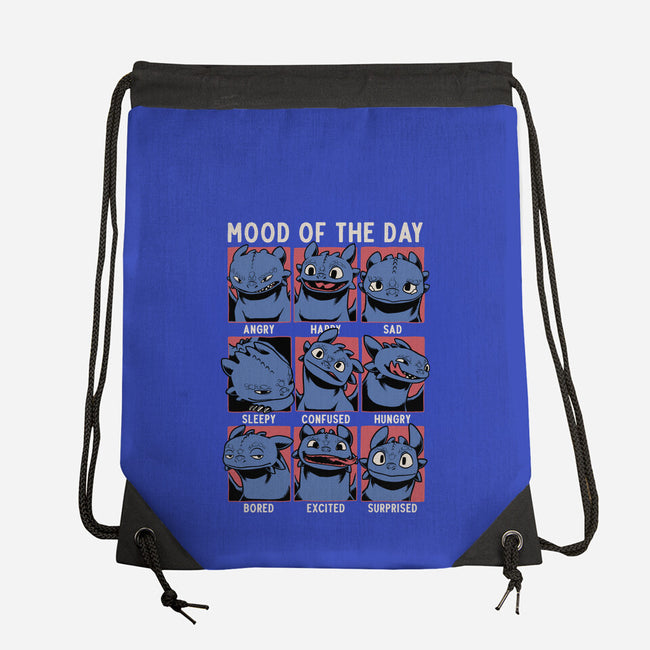 Viking Dragon Mood-None-Drawstring-Bag-Studio Mootant