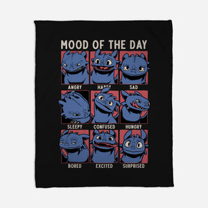 Viking Dragon Mood-None-Fleece-Blanket-Studio Mootant