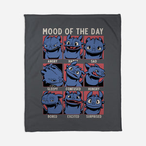 Viking Dragon Mood-None-Fleece-Blanket-Studio Mootant